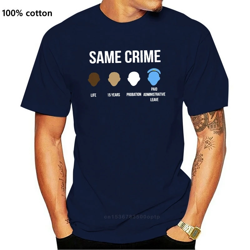 

New Colin Kaepernick Same Crime Life 15 Years Probation T Shirt Black Men Cool Casual pride t shirt men Unisex Fashion tshirt