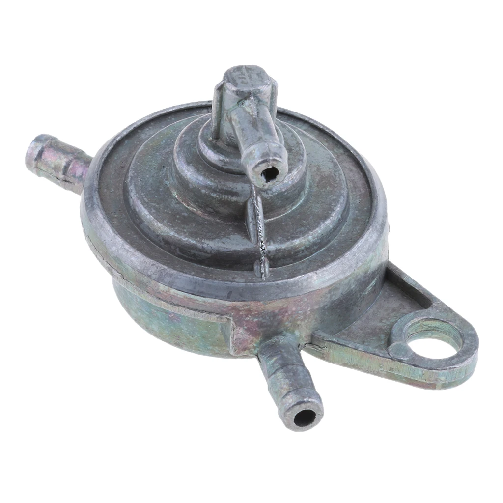 Мотоцикл Серебряный встроенный топливный фильтр переключатель спускного крана