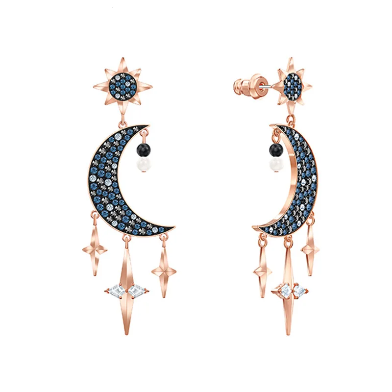 Набор женских корейских серег с изображением загадочной Луны | Украшения и