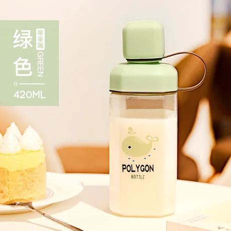 Бутылки для воды дорожный переносной стакан наружная Спортивная бутылка 420 мл PC