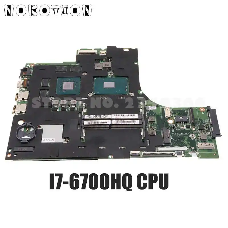 

NOKOTION 5B20K91444 15221-1 448.06R01.0011 for Lenovo Yoga 700-15ISK Laptop Motherboard I7-6700HQ CPU GTX950M GPU
