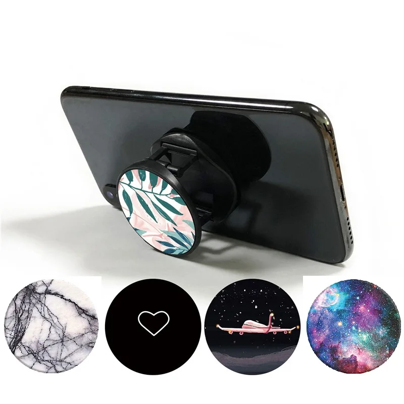 Кольцо держатель для телефона симпатичная подставка с мраморным рисунком