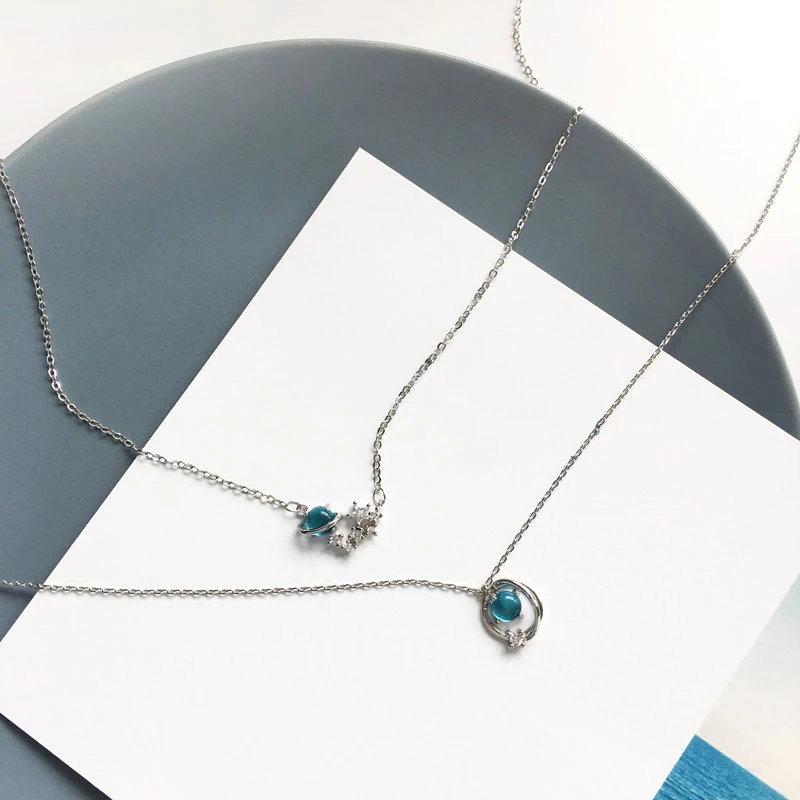 Короткая Цепочка с подвеской в виде морской звезды из фианита|Цепочки| |