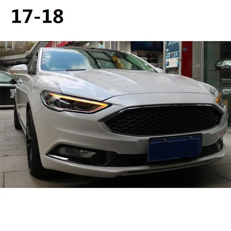 Внешний стиль Luces Para Авто Лампа Cob Led Drl дневные ходовые фары автомобильные огни в сборе 17 18 для Ford Mondeo