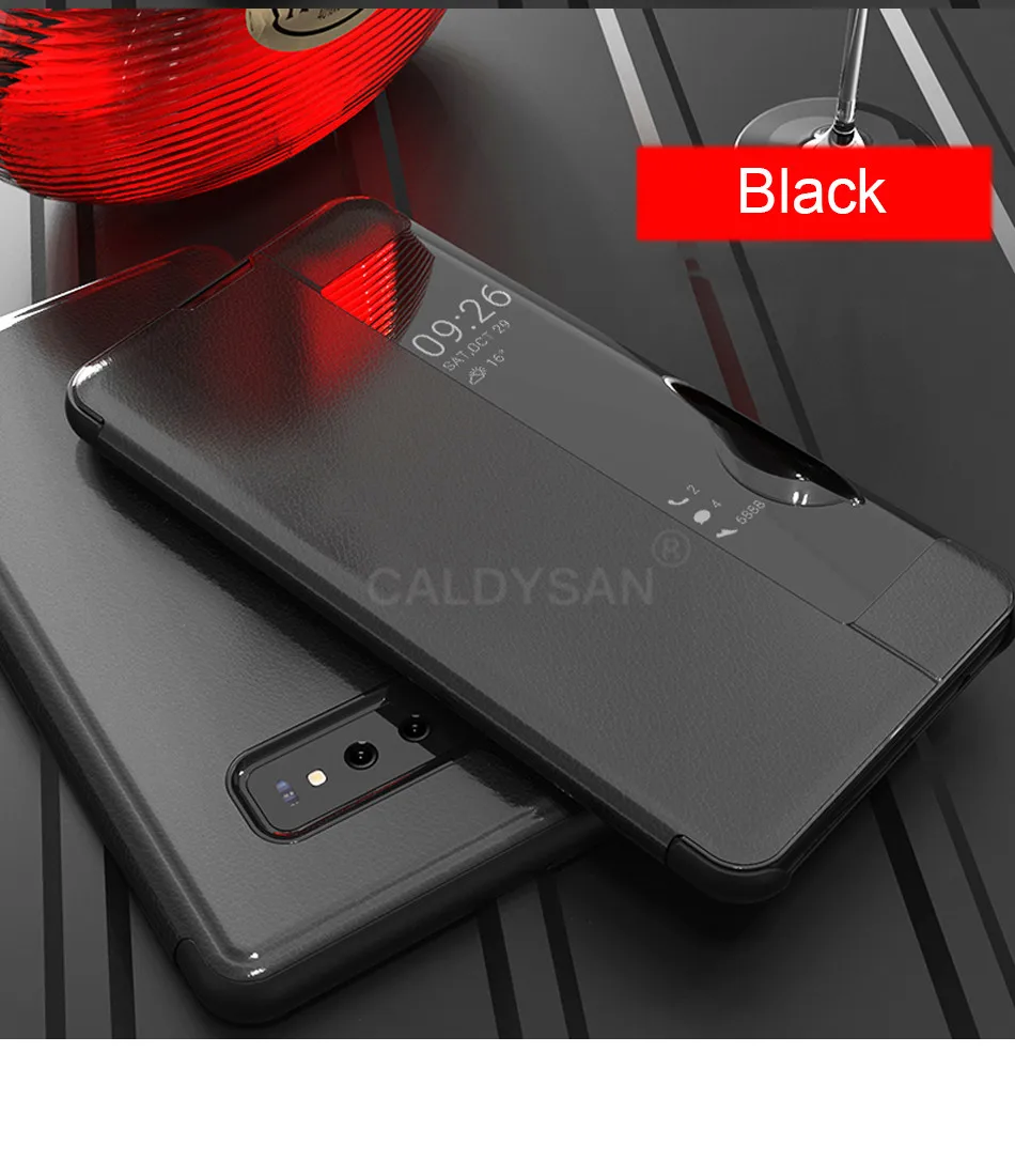 Роскошный кожаный флип-чехол для samsung Galaxy S9 S8 Plus, противоударный чехол для samsung S10 Plus S10e Smart View, чехол для телефона