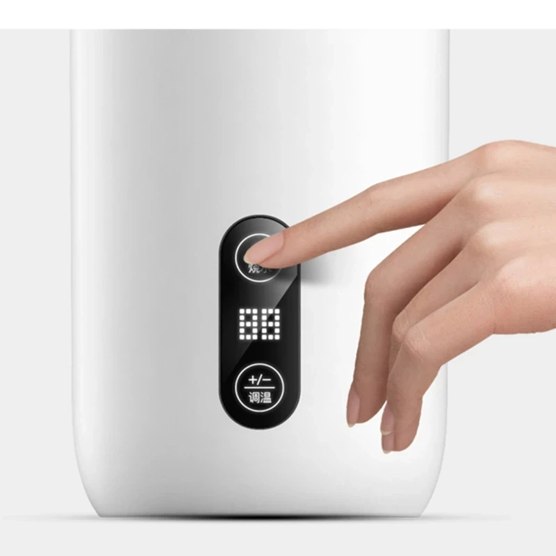 Портативный электрический чайник Xiaomi Deerma 350 мл термос с сенсорным управлением