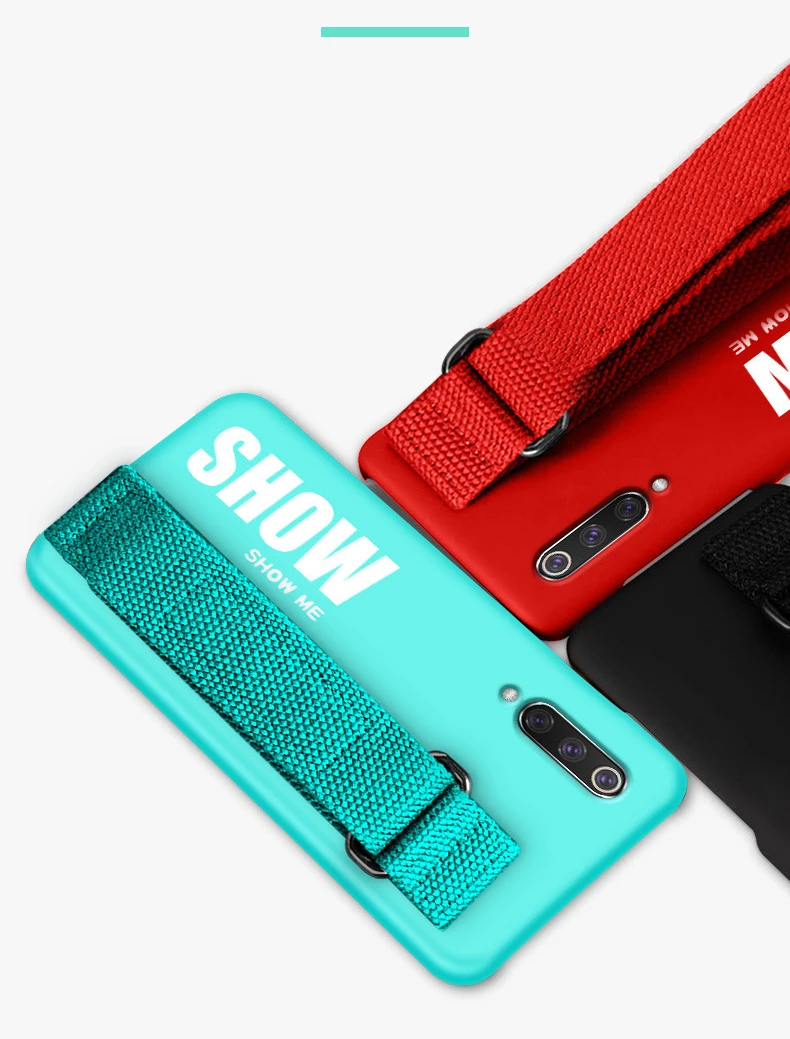 Чехол для huawei P30 pro P20 Lite Nova 3e 3 3i P Smart P10 Plus, мягкий силиконовый матовый чехол на заднюю панель с ремешком на руку, чехол Funda
