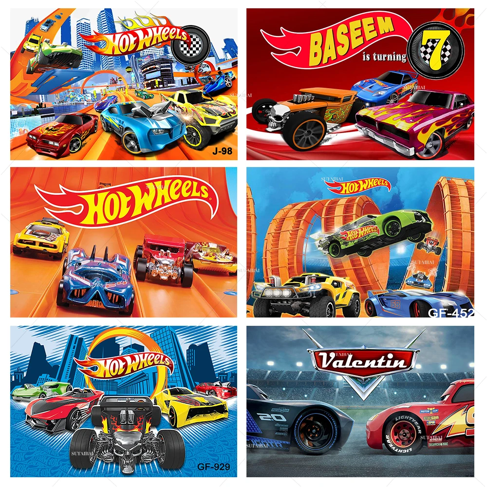 Гоночный Фотофон Hot Wheels дикий гонщик подиумный мальчик на 1-й День рождения