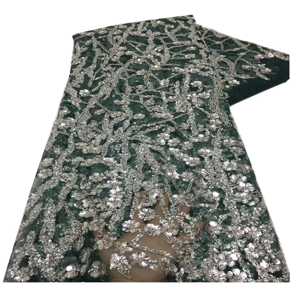 

Familiar latest nigerian tulle lace fabric 2021 high quality embroidery with Sequins african net laces french fabric XZ-415
