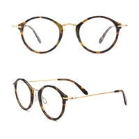 japanese handmade acetate glasses frame women vintage round myopia eyeglasses men ultralight optical prescription eyewear gafas