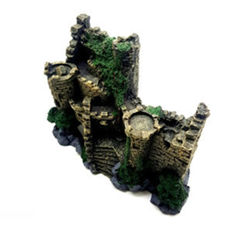 Украшение для аквариума замок украшение большие украшения изделия ручной работы