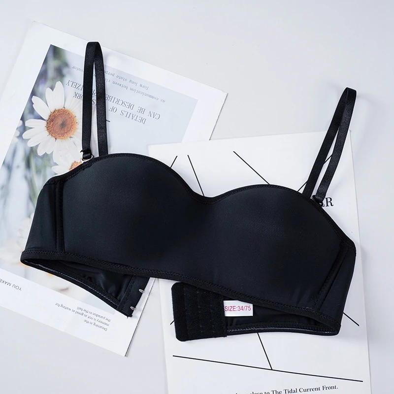 Бюстгальтер невидимка Женский без бретелек с чашкой 1/2 пикантное нижнее белье