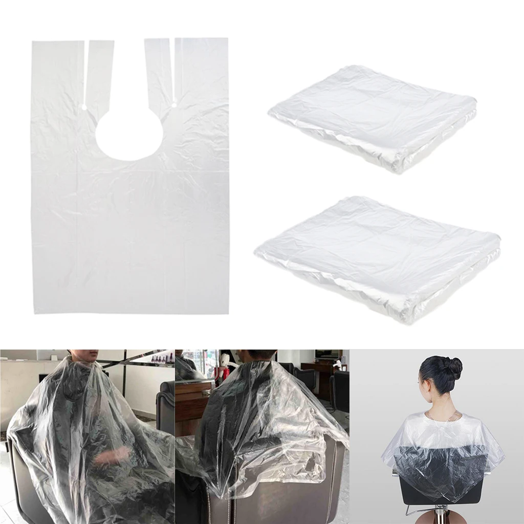 200 штук пластиковых салонов резки завивки накидка для окрашивания унисекс