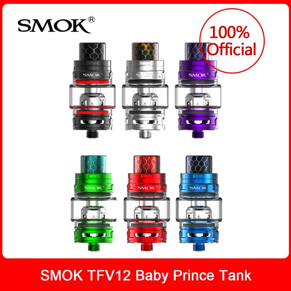 Оригинальный бак SMOK TFV12 Baby Prince Sub Ohm 4 5 мл с регулируемым потоком