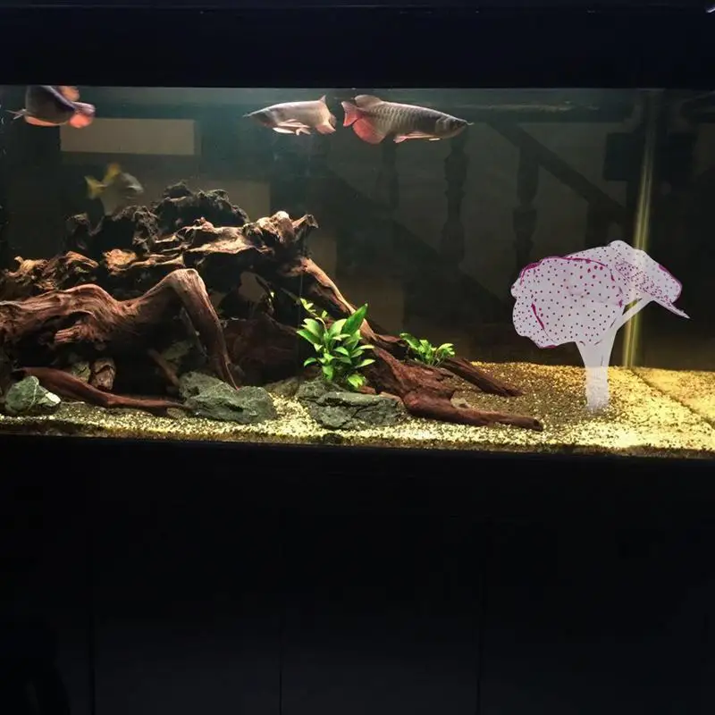 Искусственный аквариум пейзаж имитация аквариума украшение силиконовая Медуза