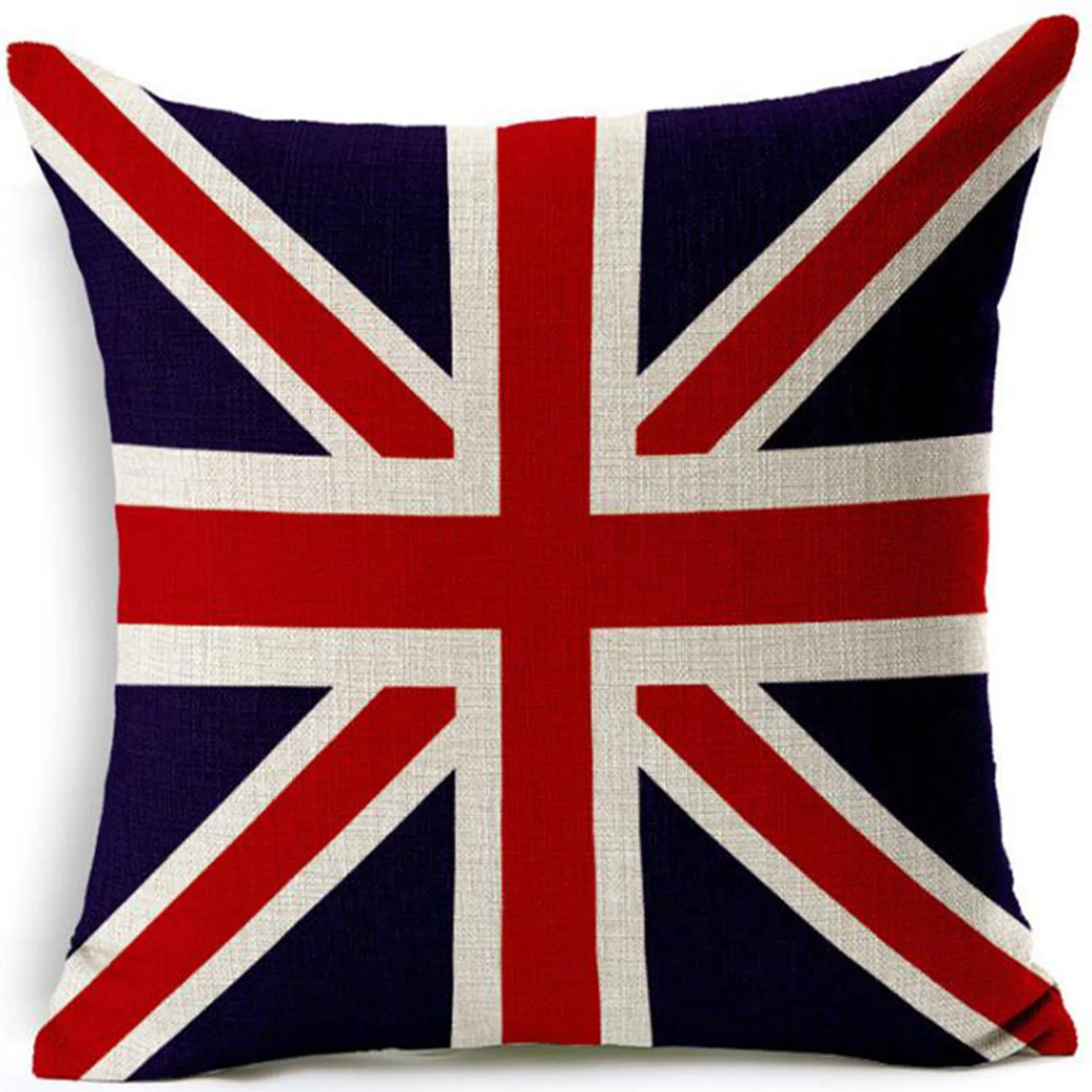 Всемирный флаг автомобилей льняная Подушка диванная для офиса подушка