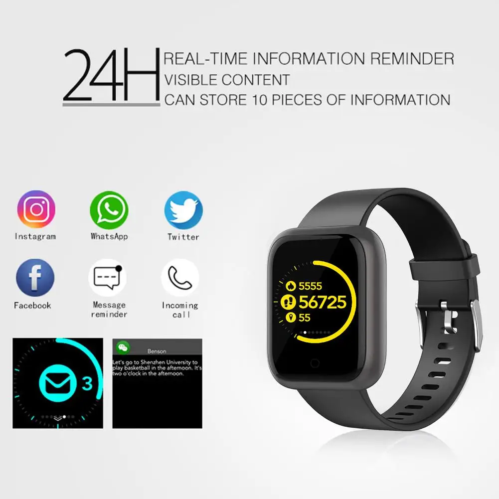 Многофункциональные спортивные Смарт часы с Bluetooth 1 3 дюймовый ЖК дисплей цветной