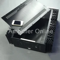 1pcs full aluminum chassis krell ksa 250 class a box cnc amplifier chassiscase box diy 480x215x520mm ap25