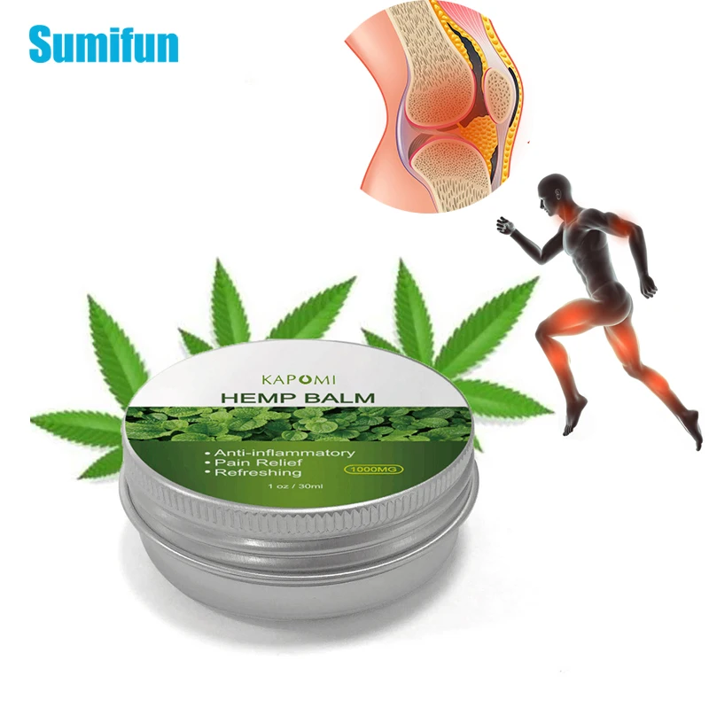 

Sumifun Effective Pain Soothing Hemp Cream For Neck Knee Balm Ointment Pain Relieve Musle Hemp Balm P0095
