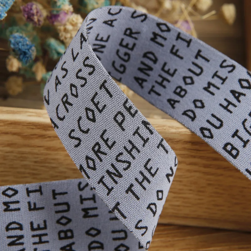 40 ярдов тканевая лента с принтом для ношения одежды|Ленты шитья| |