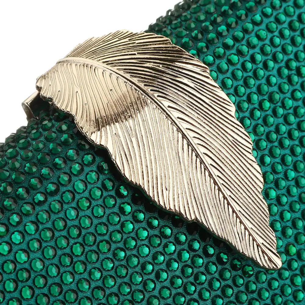 Золотая вечерняя сумка Роскошная сумочка с кристаллами и стразами розовые