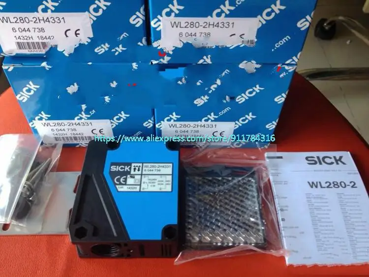 

100% new original SICK photoelectric switch WL280-2H4331 WL280-S230