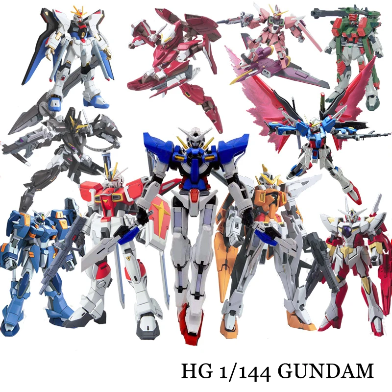 

Gundam Anime Figure Gaogao 13cm HG 1/144 Wing Gundam Fenice XXXG-01WF Model Hot Kids Toy Action Figuras Assembled Phoenix Robot