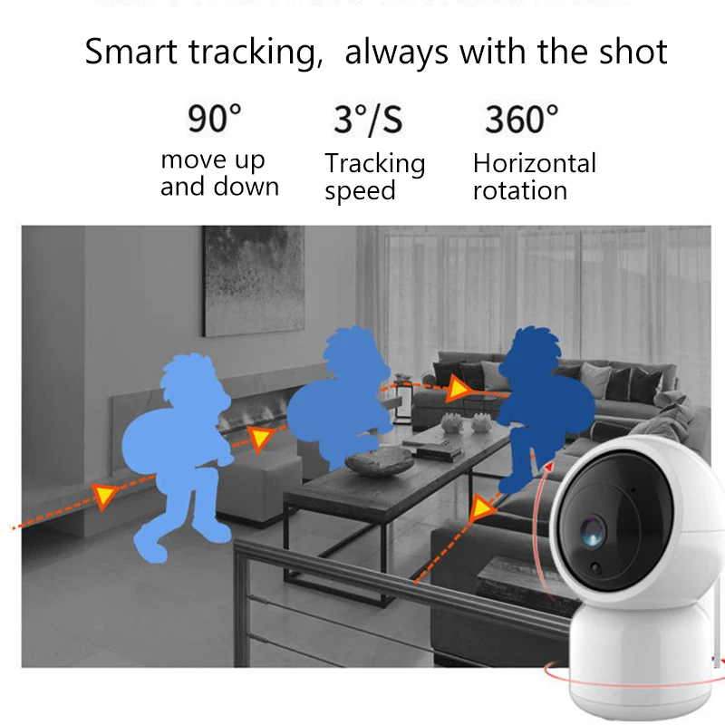 Умная IP камера SmartCnet Tuya Smart Life 720P 1080P 1 м 2 м|Камеры видеонаблюдения| |