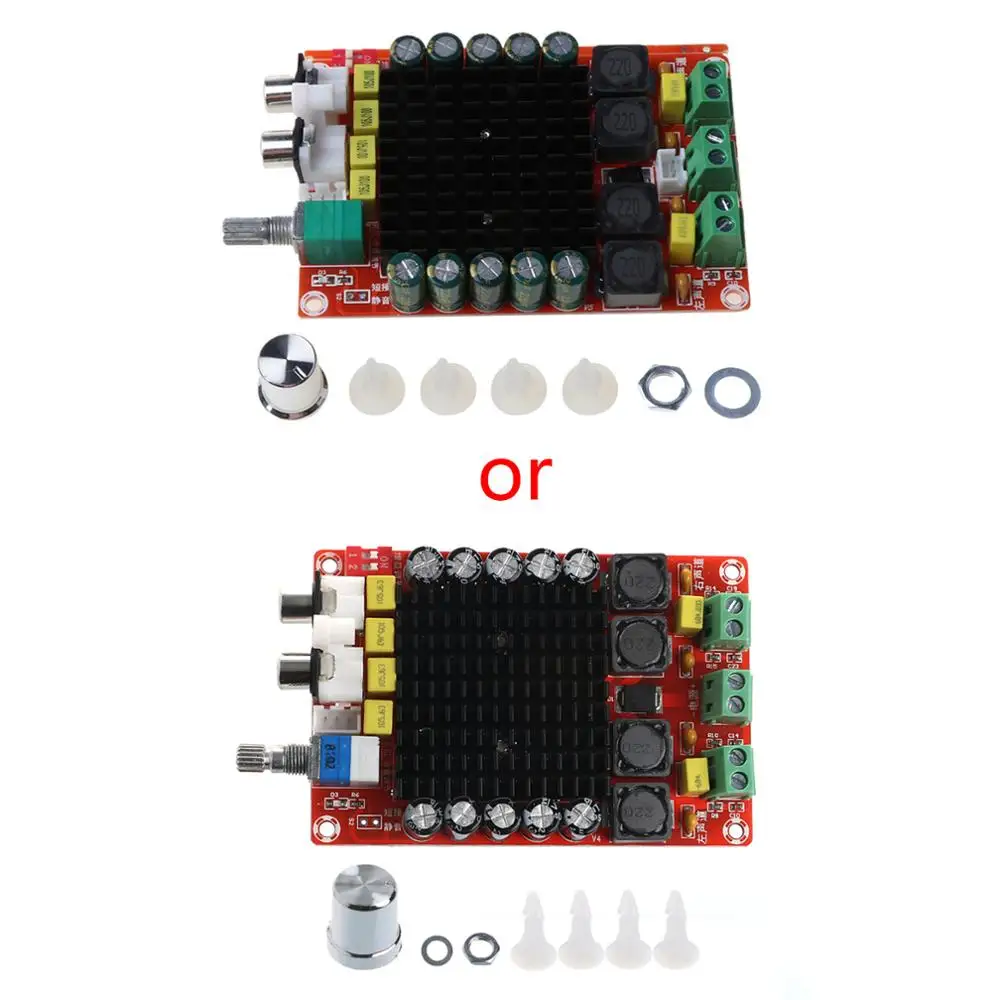 

TDA7498 2x100W Digital Power Amplifier Board Class D Dual Audio Stereo DC 14-34V-27#/CC