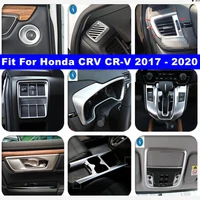 dashboard air ac gearbox reading lights control panel door bowl speaker cover trim for honda crv cr v 2017 2020 matte interior