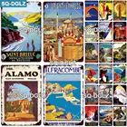 Металлическая Вывеска Чикаго Сити SQ-DGLZ, настенное украшение для паба, бара, бара, жестяная вывеска, плакат путешествия, Америка, винтажная табличка