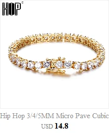 Хип-хоп 1Row Bling CZ Iced Out Стразы браслет из Кубического циркония теннисные цепи браслеты для женщин мужчин ювелирные изделия розовый красный