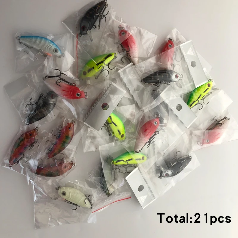 21 шт. Высокое качество 50 мм 4 г Мини блесна приманка рыболовная подвесные гольян |