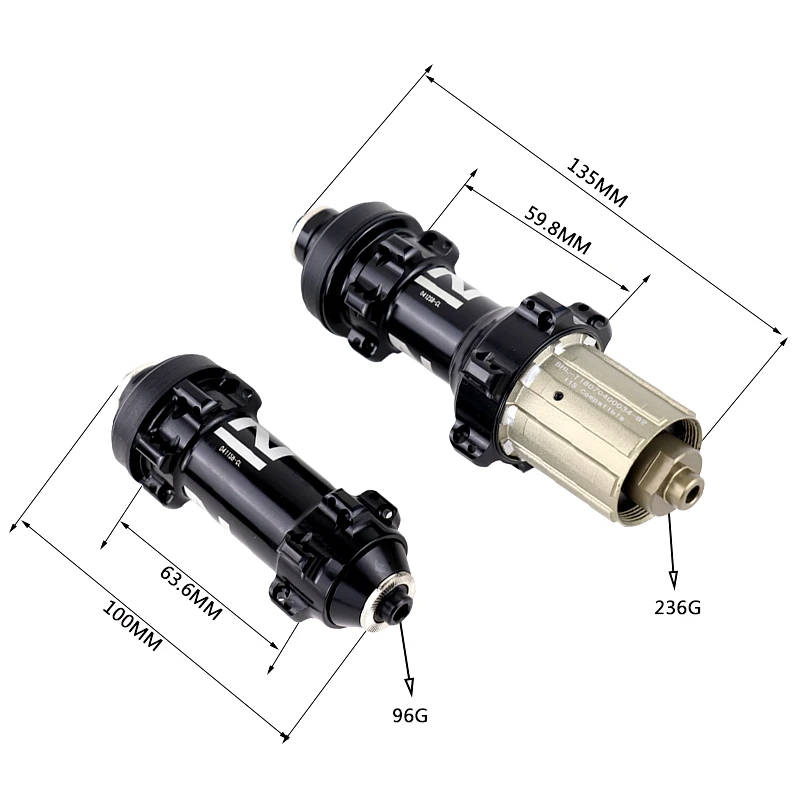 Горячая Тайвань Novatec D411SB-CL D412SB-CL 24 Отверстия дорожный дисковый тормоз Центральный замок велосипед концентраторы 2+ 4 герметичные подшипники ABG