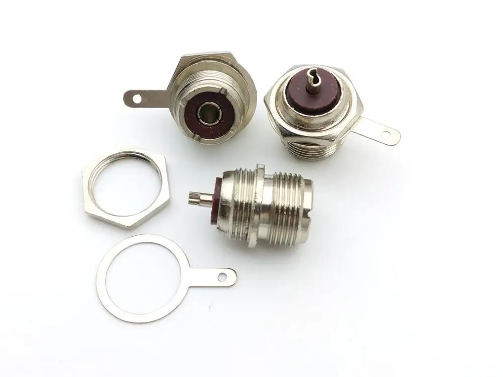 2 шт. УВЧ SO239 гнездовой разъем Переднее Крепление перегородка прямой RF припой