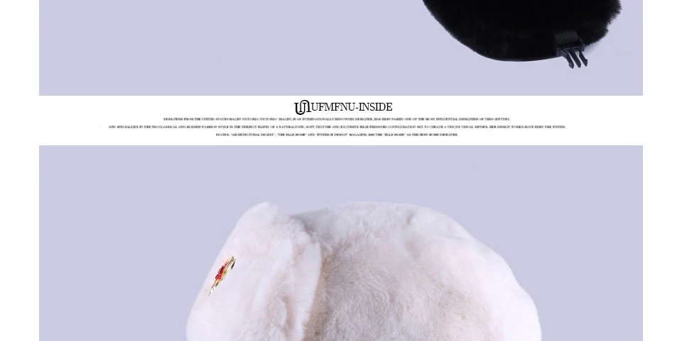 Soviet Badge Ushanka Russian Men Women Winter Hats Faux Rabbit Fur Army Military Bomber Hat Cossack Trapper Earflap Snow Ski Cap
