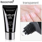 1 шт. 30 г клей для ногтей гель для наращивания ногтей Кристальный Желейный гель для ногтей Твердый УФ-гель для светодиодной УФ-лампы акриловый раствор для скольжения TSLM1