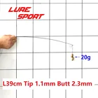 LureSport 5 шт. 39 см твердый углеродный наконечник для удочки без краски, стержень, Строительные Компоненты, ремонт рыболовной удочки, аксессуары сделай сам