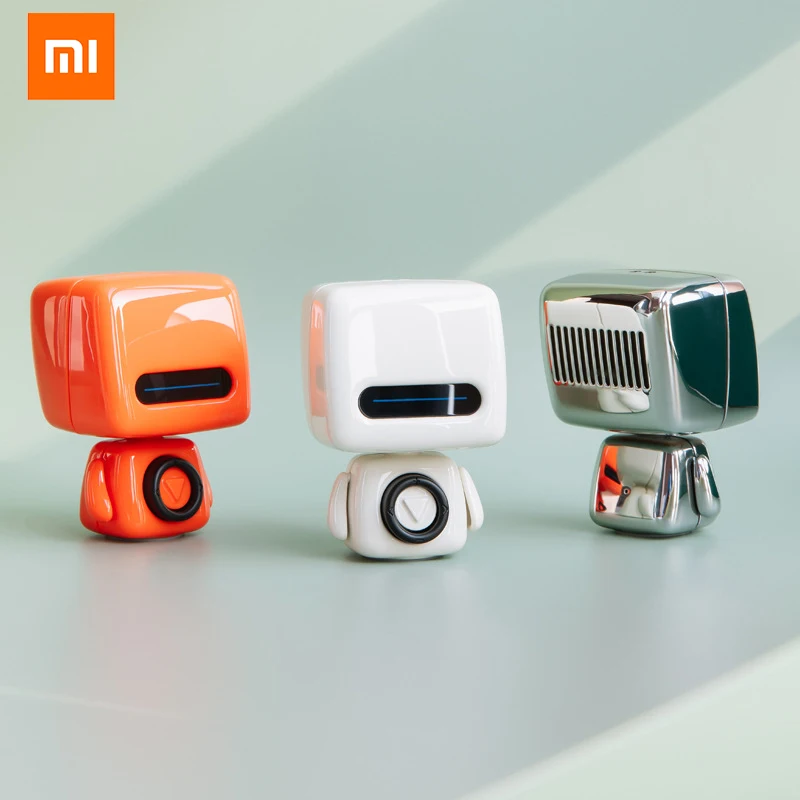 

2021 Xiaomi 3life Creative robot wireless speaker cute portable small cannon wireless mini speaker