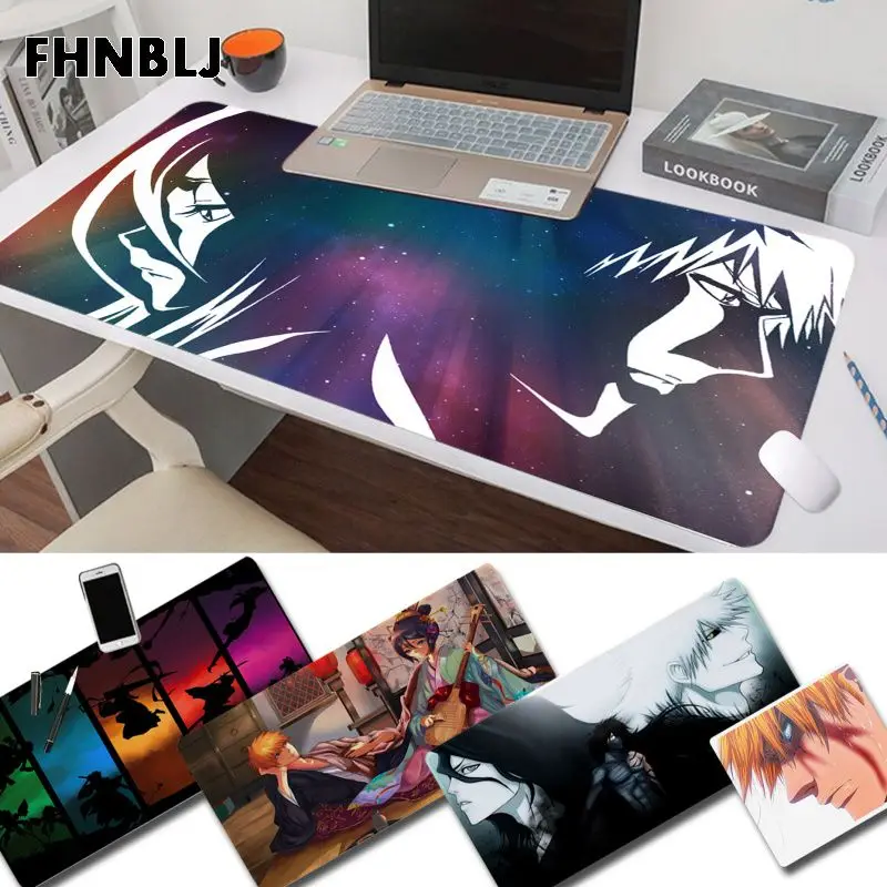 

FHNBLJ аниме Блич мой любимый большой игровой коврик для мыши XL фиксирующий край размер для клавиатуры коврик для мыши для парня Подарок