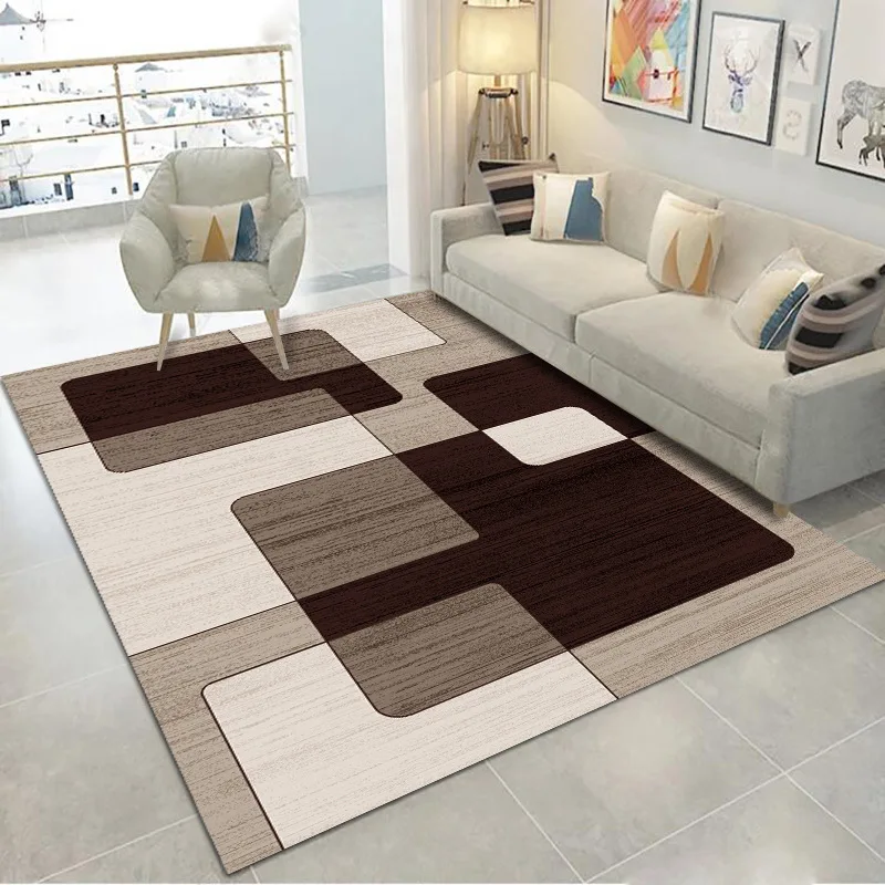 

Modern simple Nordic style carpet light luxury aesthetic carpet floor mat living room bedroom carpet