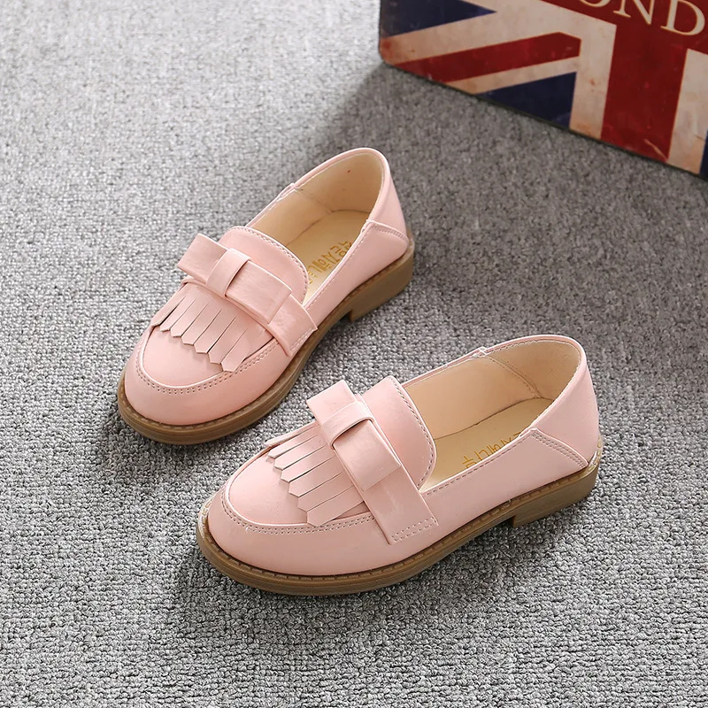 

2021 Little Girl'S Spring Shoes Princess Fashion Tassel Dress For Children Kids Party Leather Shoes 3 4 5 6 7 8 9 10 11 12 Year