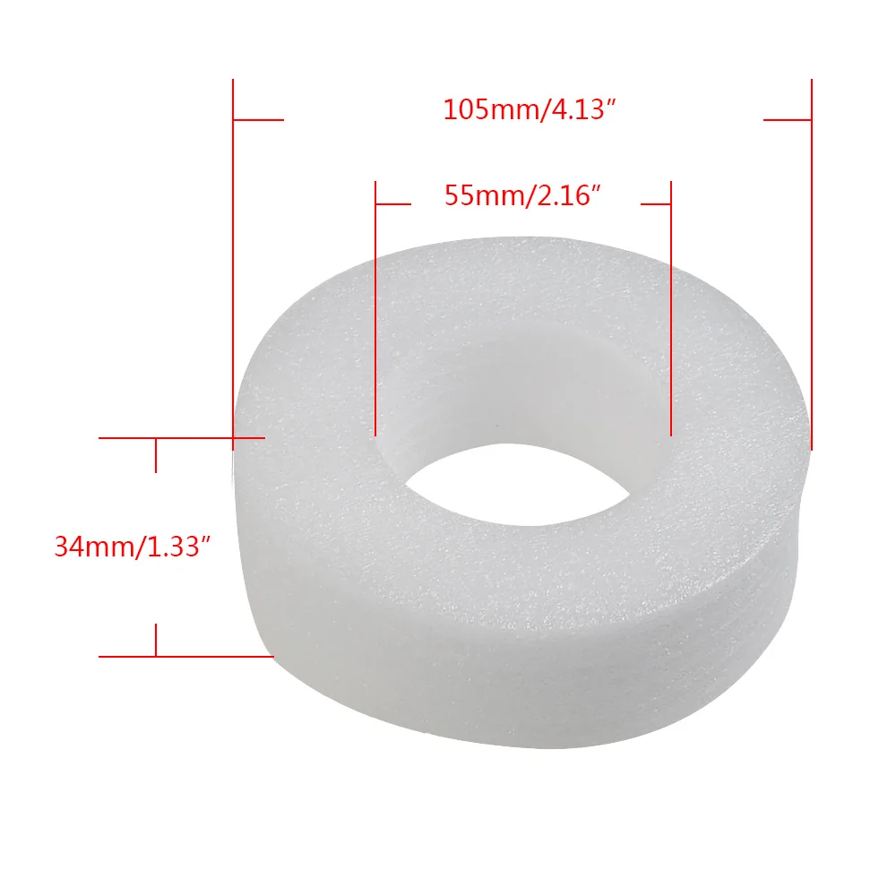 

YEAHRUN 1:10 RC Rock Crawler Cars 1.9inch Tires Hard Sponge Foams Inserts for AXIAL SCX10