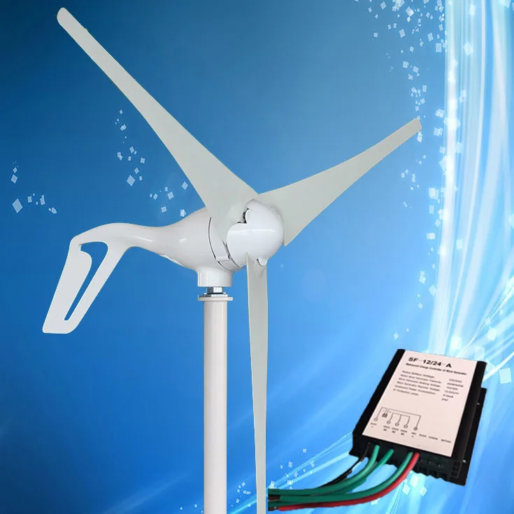 

Poland Warehouse Wind Generator 800W Wind Turbine with 3/5/6PCS Blades + Wind Generator Charge Controller, For Marine and Land