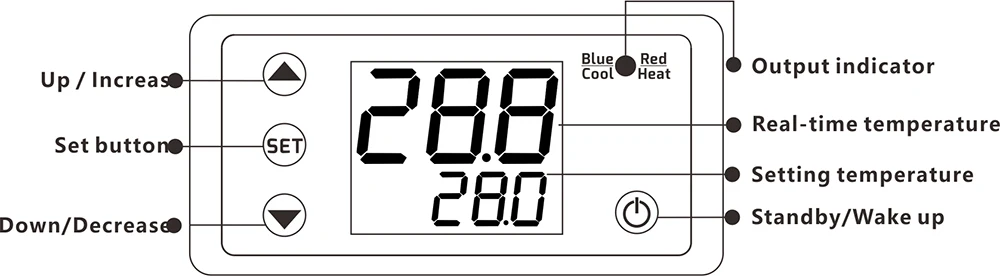 W3231 AC 110 V-220 V DC12V 24V Цифровой термостат регулятор температуры Измеритель Тестер Один/двойной дисплей Замена W3230