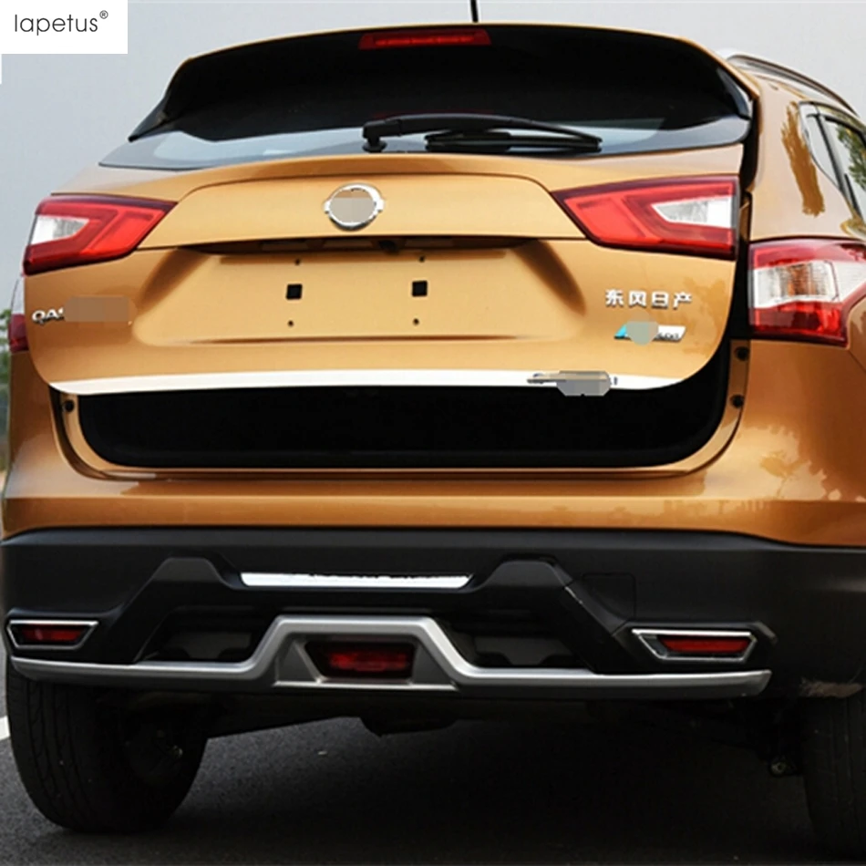 Аксессуары Lapetus для Nissan Qashqai J11 2014 2017 хромированная задняя дверь Крышка отделка