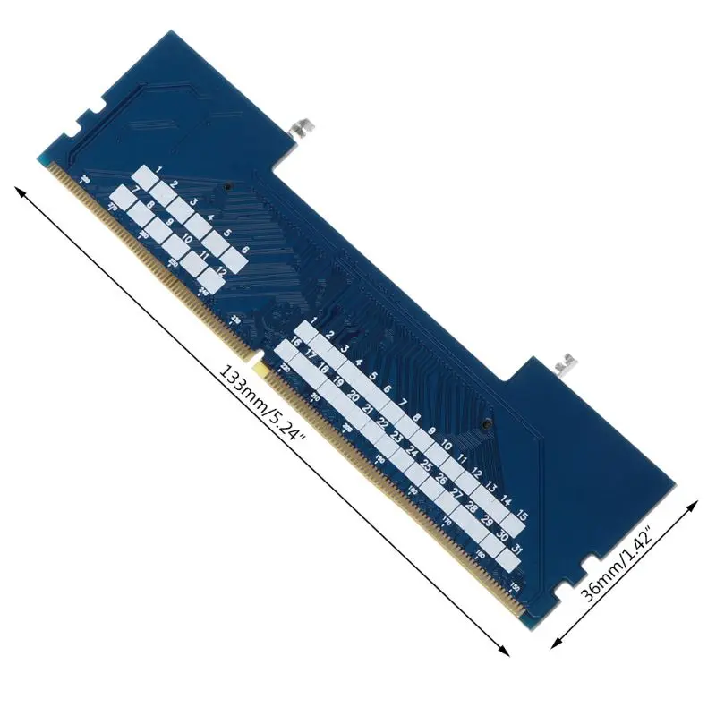 Professional Laptop DDR4 SO-DIMM to Desktop DIMM Memory RAM Connector Adapter PC Cards Converter Adaptor R9JB | Компьютеры и офис