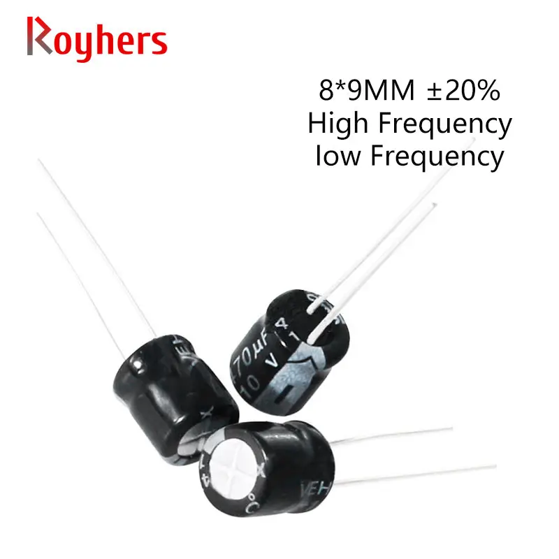 20 шт 8*9 высокая частота низкая ESR Алюминий электролитический комплект