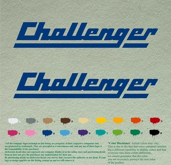 Для 1 пары винтажных лодок и подвесных моторов Challenger виниловые наклейки лодка Лот