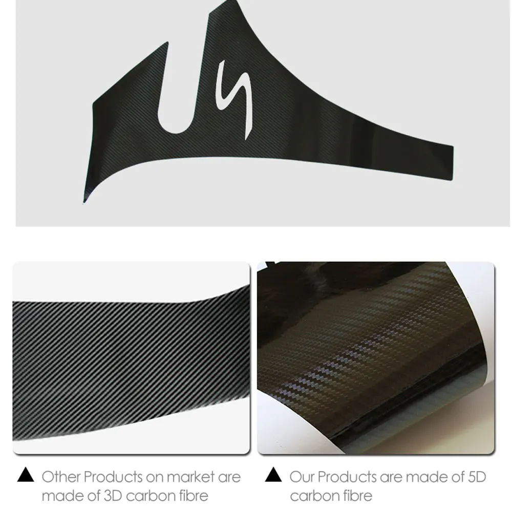 DSYCAR 1 пара углеродное волокно автомобильная боковая вентиляционная крышка
